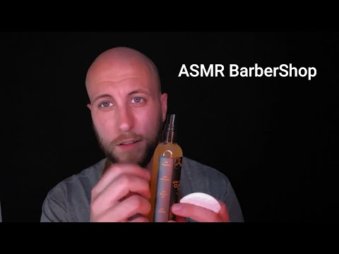 [ASMR] Barbershop Visit, Beard Shave, Haircut and mini facial, Personal attention