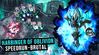 StarCraft 2 LotV Speedrun - Mission 11: Harbinger of Oblivion (Brutal)