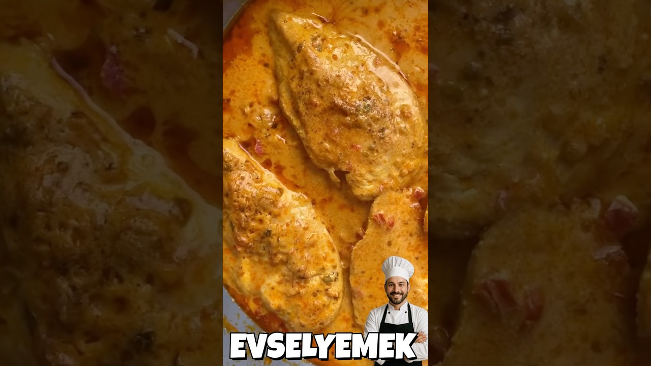 Akşama Efsane Lezzet! Kremalı Tavuk Fileto 😍 | Pratik & Çok Lezzetli  #pratiktatlitarifleri