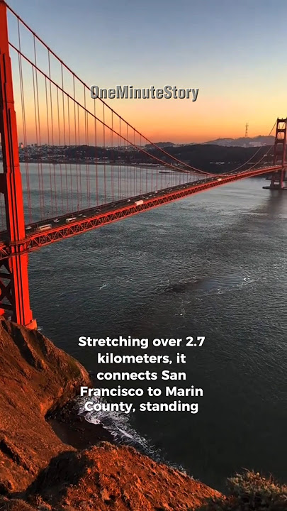 The Legendary Golden Gate – A Bridge Beyond Time 🇺🇸🌉#shortsusa #GoldenGateBridge  #SanFranciscoVibes