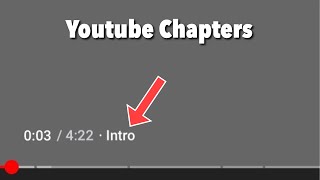 The New YouTube Video Chapter Feature // How To Use It