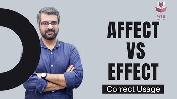 AFFECT VS EFFECT | THE DIFFERENCE | MAKE CORRECT SENTENCES | CSS/PMS SENTENCE CORRECTION | CSP WAQAR