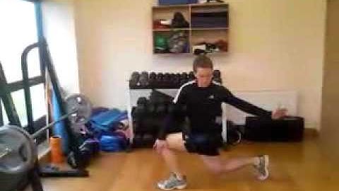 Mobility - Reverse lunge with torso rotation