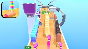Popsicle Stack ​- All Levels Gameplay Android,ios (Levels 91-92)
