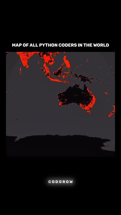 The Global Map of Every Python Coder | #shorts #shortsfeed - YouTube