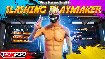 SLASHING PLAYMAKER (2K2O BP BUILD) w/CONTACT DUNKS is the BEST BUILD for EYESO on NBA 2K22!
