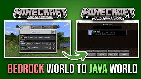 How To Convert Minecraft Bedrock World To Java World [Full Guide]