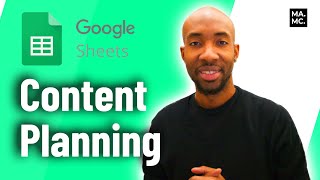 How to plan your content and product ideas in Google Sheets - Workbook Download Available