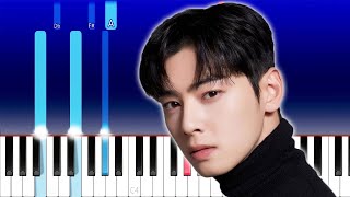 CHA EUN-WOO - STAY (Piano Tutorial)