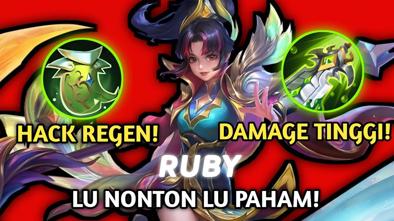 SETTING EMBLEM DAN BUILD RUBY TERSAKIT 2025 – EMBLEM RUBY DI PATCH TERBARU! 