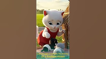 From Struggle to Success The Journey of a Resilient Kitten #shortsfeed #shorts #shortsviral #shorts