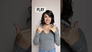 PLAY (verb) | ASL Glossary | The ASL Shop
