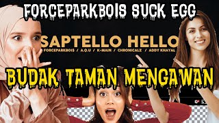 saptello hello ~ reaction #hqareact ~ forceparkbois feat. chronicalz, a.q.u, k-main, addy khayal