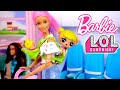 Barbie LOL Goldie Family Travel Routine, New Pet and Punk Boi Crush