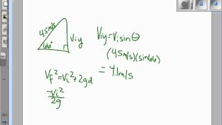Maximum Height of Projectile