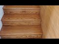 Sanding and Refinishing Staircase