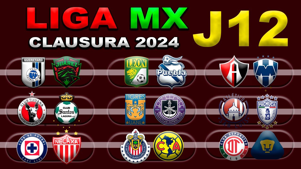 FECHAS, HORARIOS Y CANALES PARA LA JORNADA 12 DE LA LIGA MX CLAUSURA ...