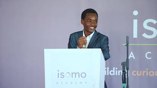 Isomo Scholar, Brian Roberto Sugira, Commissioning Speech by Isomo 210 views 8 months ago 6 minutes, 43 seconds