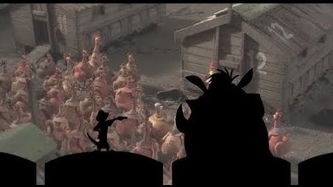 Timon and Pumbaa Interrupt 3 Chicken Run 