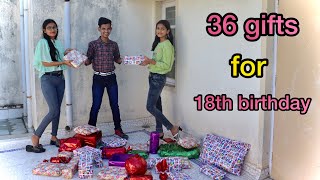 36 gifts for 18th birthday || Aman ke birthday gifts