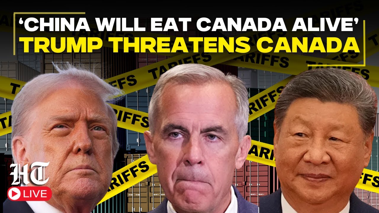 LIVE | Trump Issues Stark Warning to Canada on China Deal, Raises 100% Tariff Threat | Mark Carney