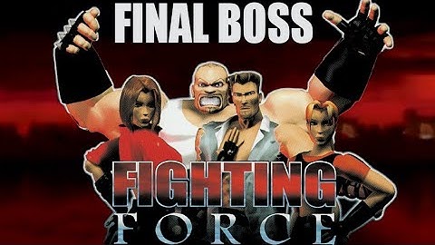 Fighting Force ePSXe Walkthrough Gameplay Smasher Final Boss