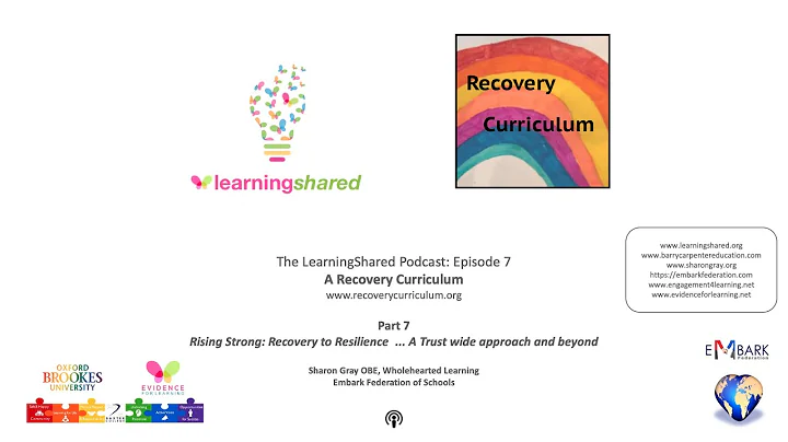 LearningShared Ep 7: Recovery Curriculum #7 Sharon...