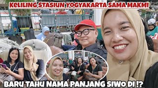 Download Lagu KELILING STASIUN YOGYAKARTA SAMA MAKMI‼️BARU TAHU NAMA PANJANG SIWO DI⁉️ MP3