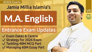 Jamia MA English Entrance Paper 2026 | Part 1 | All Latest Updates | How to Manage the 40 MCQ Part? 