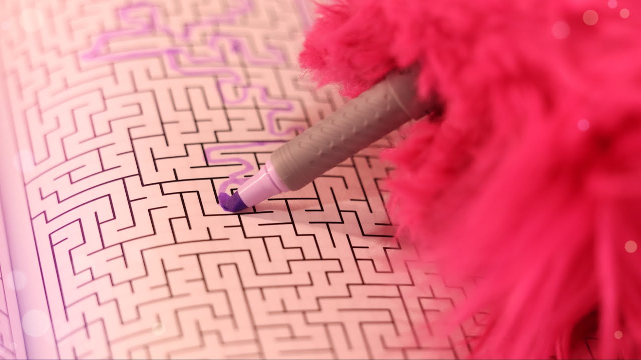 ASMR Solving Puzzle Mazes & Soft Binaural Whispers For Your Relaxation 💤✍️