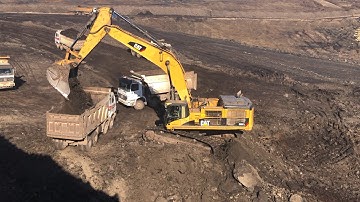 Caterpillar 385C Excavator Loading Trucks - Sotiriadis/Labrianidis Mining Works