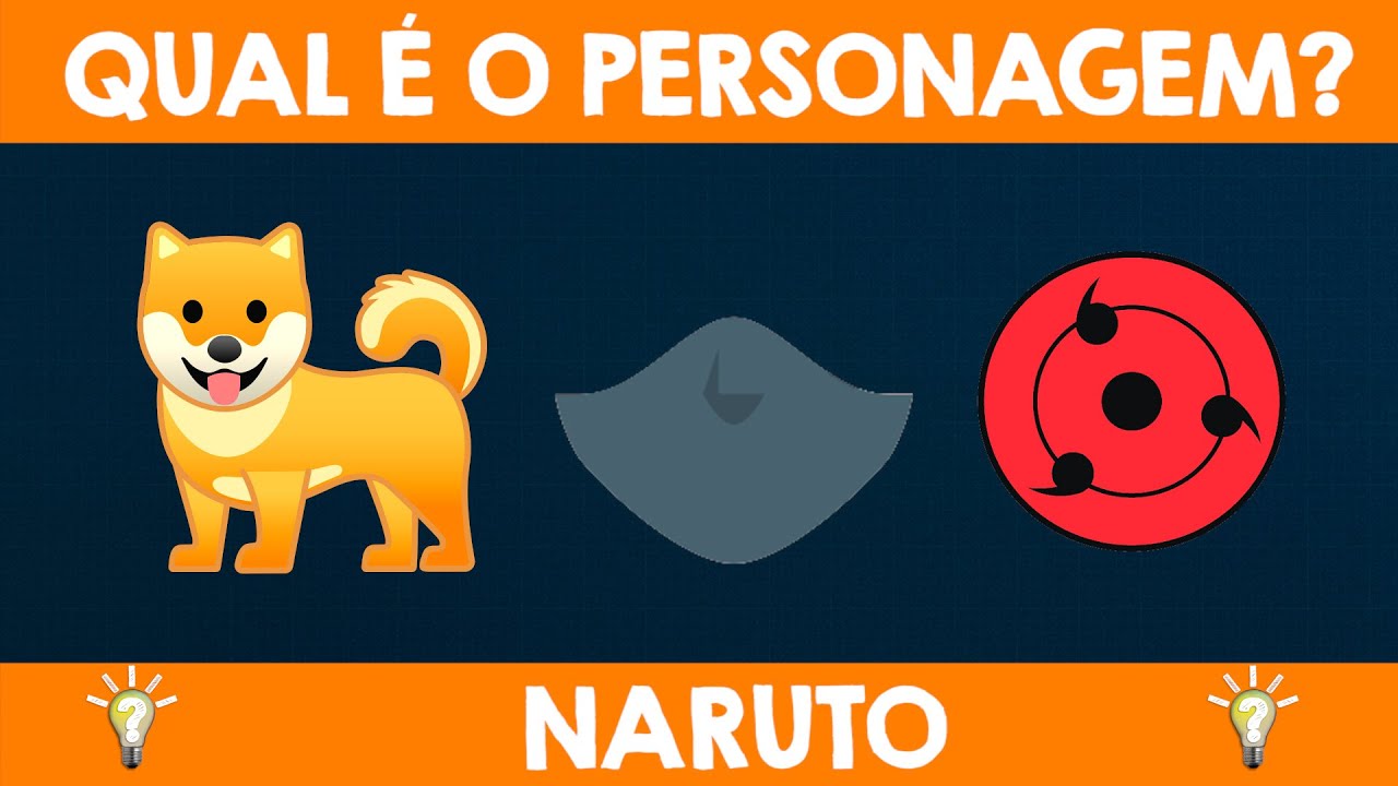 Adivinhe o personagem de Naruto com emojis!