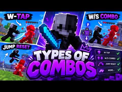 Minecraft PvP: 5 TYPES OF COMBOS You NEED to Know! 🔥 #pvp