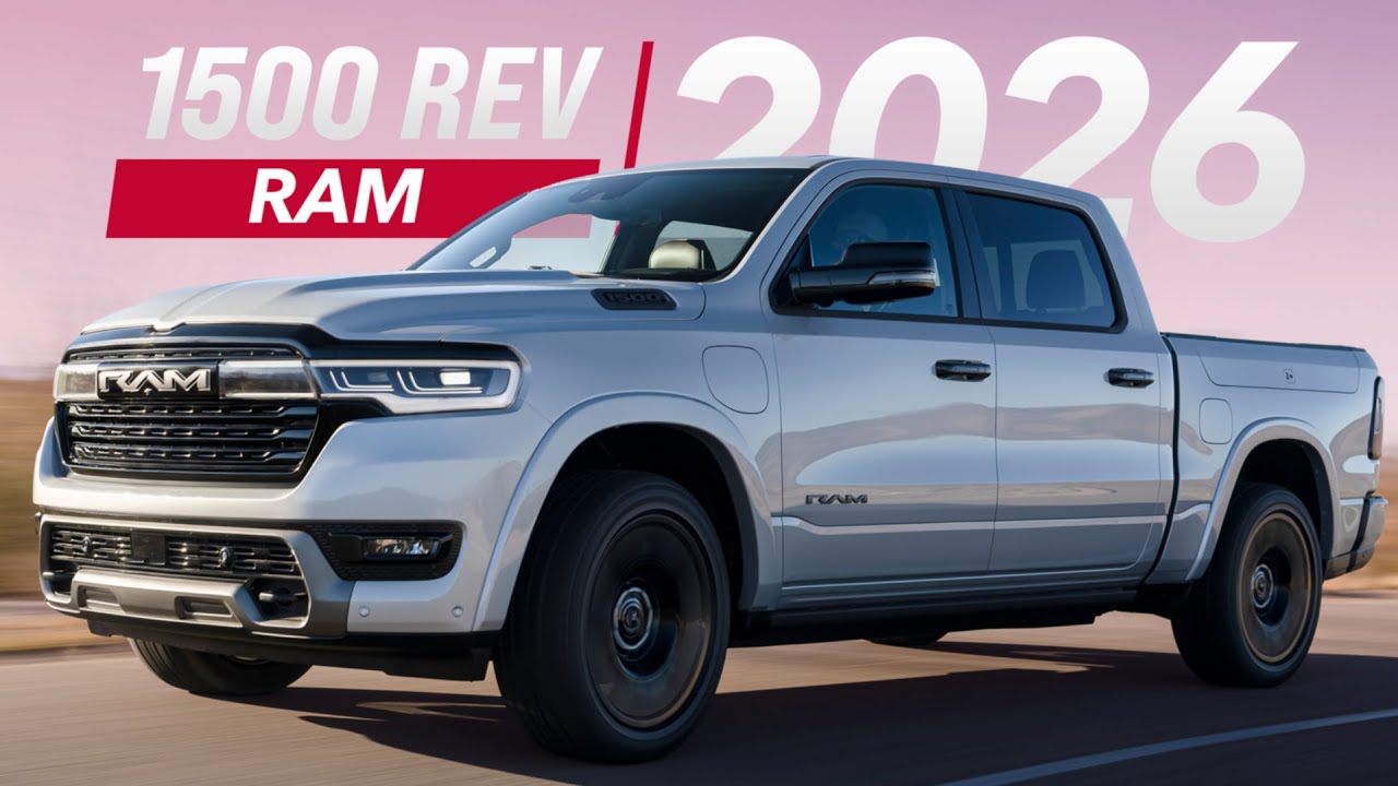 RAM 1500 REV 2026⛽️🔋Conducción, Diseño Exterior e Interior del Pickup con 690 Millas de Autonomía