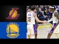 Lakers vs warriors  lakers gametimetv  lakers team highlights