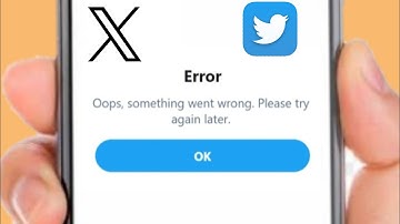 Oops Something Went Wrong On Twitter Problem Solution | Twitter Something Went Wrong Error Fix