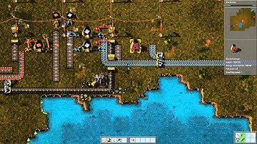 Factorio Alpha 0.10 Gameplay | Rocket defence "rush" #2