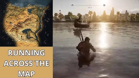 How Large Is The Assassin‘s Creed Origins World: Running Across The Map