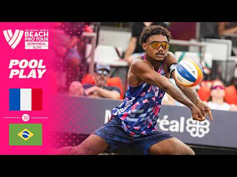 Chouikh/Genevieve vs. Andre/Renato - Pool Play Highlights | Montréal 2026 #BeachProTour