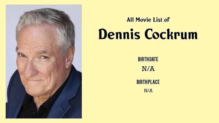 Dennis Cockrum Movies list Dennis Cockrum| Filmogr...
