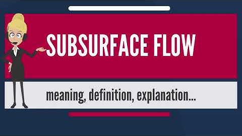 Hydrology - Subsurface Flow