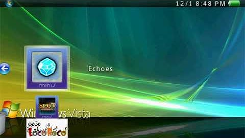 PSP Windows Vista theme