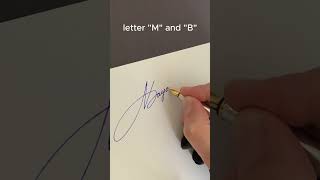 How To Write The Lettermandb calligraphy Lettering calligraphy art B And Psignature