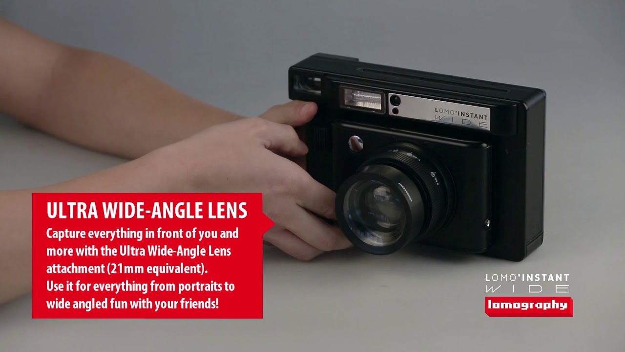 Lomo'Instant Wide Using Additional Lenses YouTube