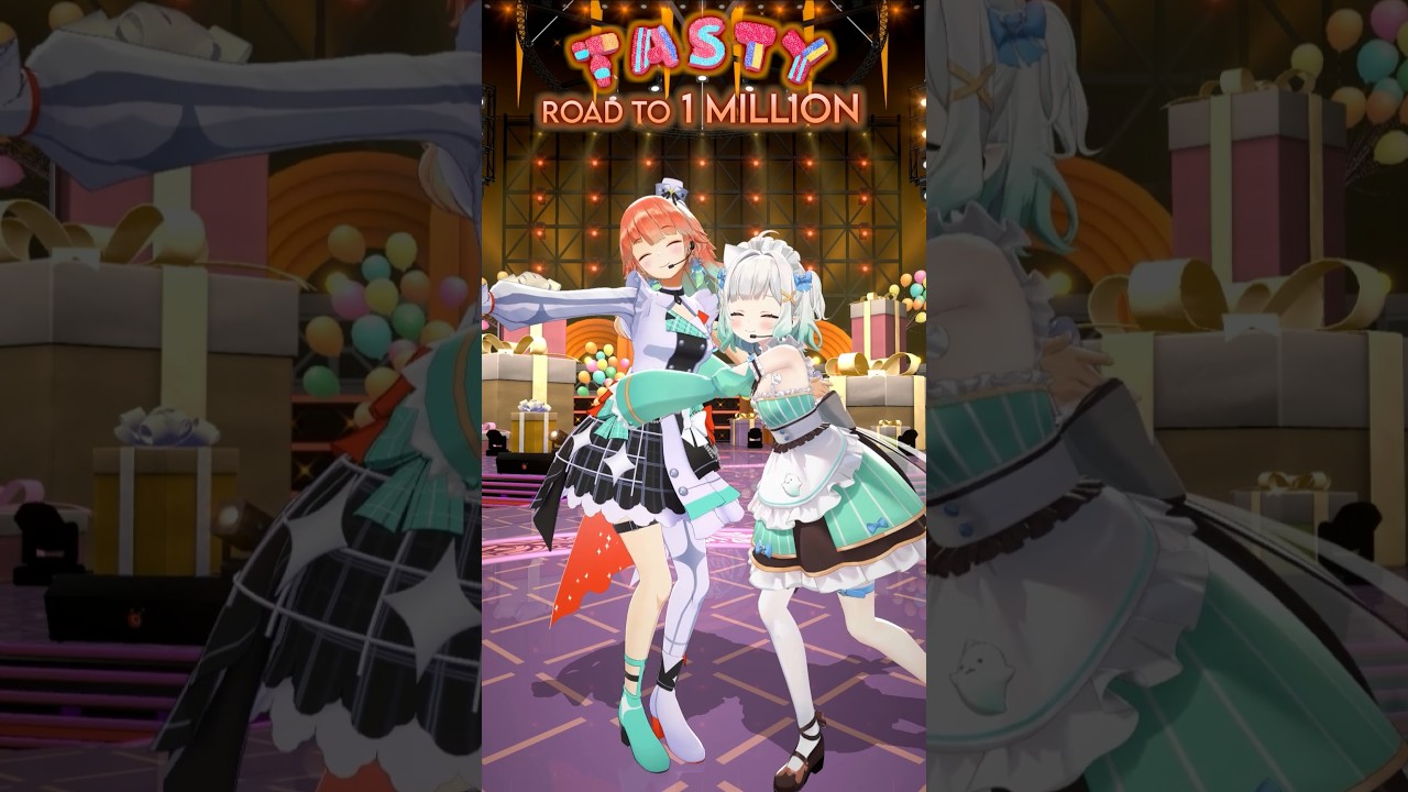 @mintfantome and i doing the #tastychallenge !!!! 🧡💚