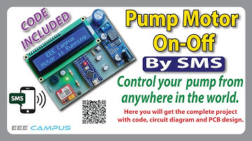 Control Water Pump by SMS | Motor On Off Using SMS #GSM_Module #IoT_Project #SIM800L #GSM_Project