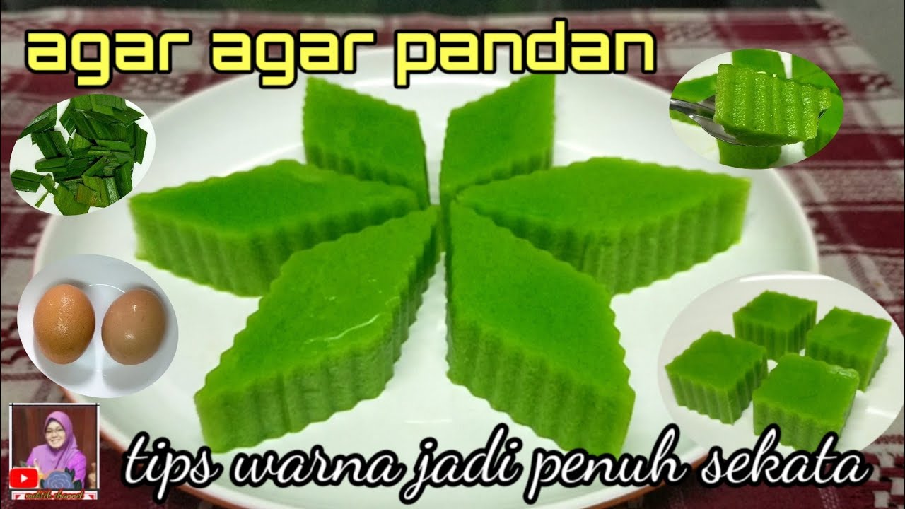 CARA BUAT AGAR-AGAR PANDAN DAN TIPS WARNA JADI PENUH SEKATA (eng.sub) #moktihchannel