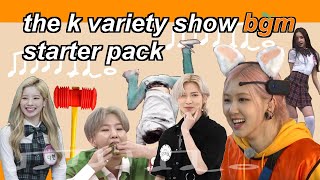 k variety show bgm starter pack