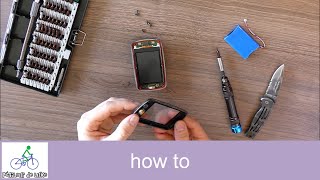 Batterij Vervangen Garmin Edge 800 810 Youtube