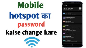 Mobile hotspot ka password kaise change kare | how to change hotspot password